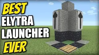 BEST ELYTRA LAUNCHER EVER 🚀 Minecraft Tutorial [Sky Limit=0 seconds]