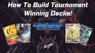 How To Build A Tournament Winning Deck! Digimon Card Game TCG