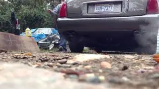 2002 cadillac deville 32V northstar with flow master.MOV