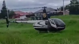 В Омской области в булочную летают на вертоёте