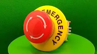 Red Mushroom Emergency Stop Push Button - Кнопка аварийная 