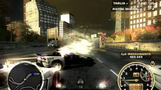 NFSMW - Traffic Car Goes Crazy
