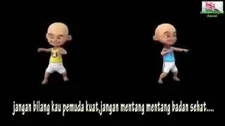 Jaran goyang versi sholawat upin ipin mantap