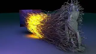 Wired Statue Passing Light