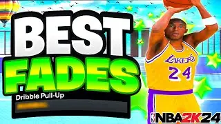 3 BEST FADES to GREEN EVERY JUMPSHOT on NBA 2k24 - BEST DRIBBLE PULL UP - NBA 2K24 Shooting Tips