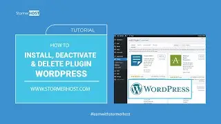 How to Install, Deactivate, and Delete plugin - WordPress | StormerHost.com