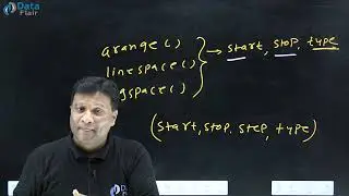 Functions to Create an Array Using NumPy | arange, linspace & logspace Function in NumPy [Hindi]
