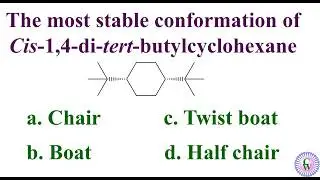 What is the most stable conformation of cis-1,4-di-tert-butylcyclohexane ?