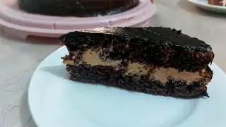 Самый вкусный шоколадный торт который я ел. Бисквит на кефире. Вам понравится!