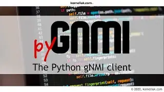 pygnmi. Demo of gNMI streaming telemetry with Protobuf encoding