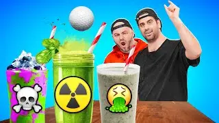 Cup Pong Mystery Smoothie Challenge!