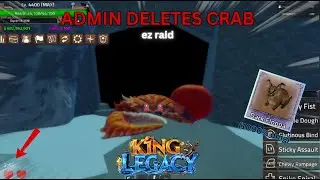 Getting carried in HARD RAID by a Admin in king legacy