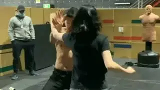 Shang-Chi | Meng'er Zhang Training With Simu Liu | Shang-Chi Behind The Scene