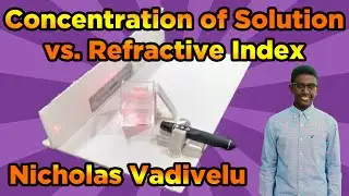 Concentration of Solution vs. Refractive Index Experiment - Nicholas Vadivelu