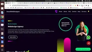 modern website design in html css and js