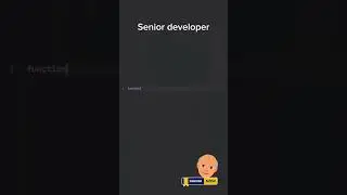 Who are you Junior or Senior Developer😅😅 #coding  #codeing #new #html5 #programming #webdesign