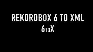 Rekordbox 6 export to XML tool, installation and introduction with modification date selection