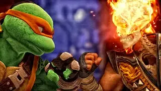 Mortal Kombat 1 Michelangelo VS Scorpion MKDA