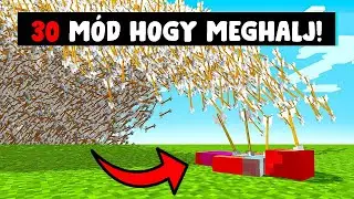 30 MÓD HOGY MEGHALJ A MINECRAFT-BAN! 😱