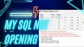 Solved] Error MySql Shutdown Unexpectedly 2023 Update, MySql not starting in Xampp Server in hindi
