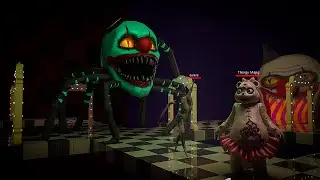 The clown spider has arrived! Dark Deception Monsters and Mortals, Crazy Carnevil live stream