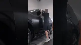 Cadillac Wrapped in Avery Dennison Satin Black Vinyl 🔥🔥