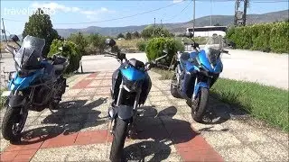 testing the ZONTES 310cc motorcycles
