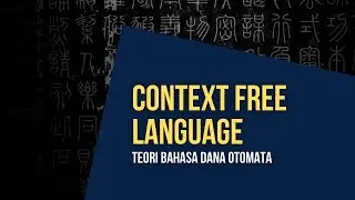Context Free Language