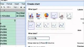 Insert a Chart into a Google Spreadsheet