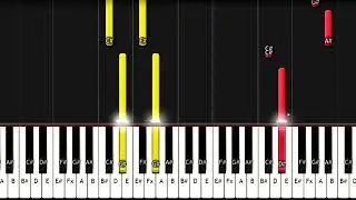 The View Between Villages💫Noah Kahan➰SLOW Piano Tutorial