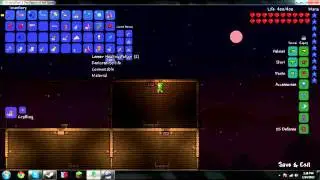 Lets Play Terraria With TheMrGodofwar1 Part 2: BLOOD MOON ALREADY!!
