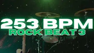 253 BPM - Rock Drum Beat - Loop 3