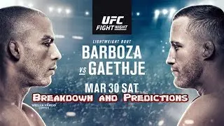 UFC on ESPN 2: Edson Barboza vs Justin Gaethje - Breakdown and Predictions