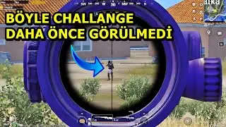 BÖYLE CHALLANGE GÖRÜLMEDİ !  SOLO SQUAD PUBG MOBİLE