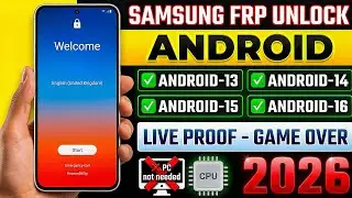 🚀 How to Remove Samsung FRP Lock 2026 | Android 14/15/16 | Easy Method | No PC