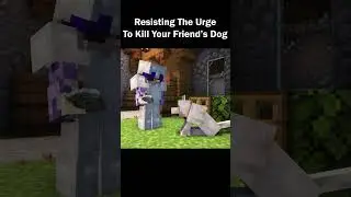 Emo Kid Clutches Killing His Friend's Dog in Minecraft #minecraft #memes #shorts