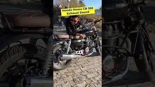 Honda H'ness CB 350 Exhaust Sound 🏍️🔥 #shorts #autoriddle #cb350 #hness350
