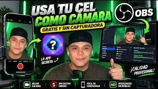 Cómo USAR TU CELULAR como CÁMARA en OBS 📱 | GRATIS y PROFESIONAL.
