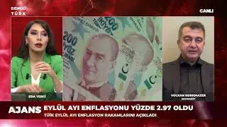 Eylül 2024 Enflasyon Sonrası İlk Defa TCMB Pozitif Reel Faiz'e ulaştı! 03.10.2024 VOLKAN KORKMAZER