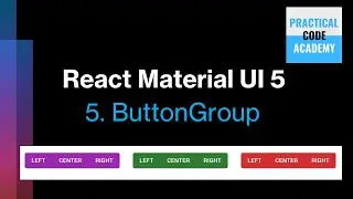 React Material UI 5 5-ButtonGroup