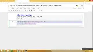 Computes simple interest of given amount in python