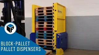 Block-Pallet Pallet Dispenser by Premier Handling Solutions