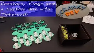 Frog Checkers Box and my Custom checkers game