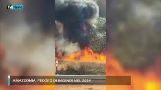 Amazzonia, record di incendi nel 2024