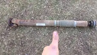 How To Remove Jeep JK Front Driveshaft