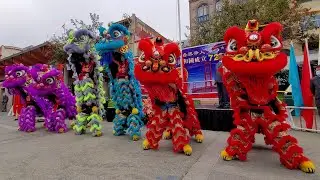 LION DANCE China National Day Celebration & Flag Raising Ceremony ~ San Francisco Chinatown 2021