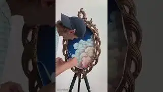 Ever painted on a mirror? Watch til the end for some sparkles ✨