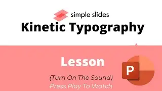 Kinetic Typography In Powerpoint