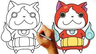 How to Draw Jibanyan (Yo-Kai Watch) Art Lesson for Kids