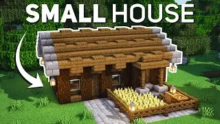 Minecraft: Small Survival House Tutorial (How to build)